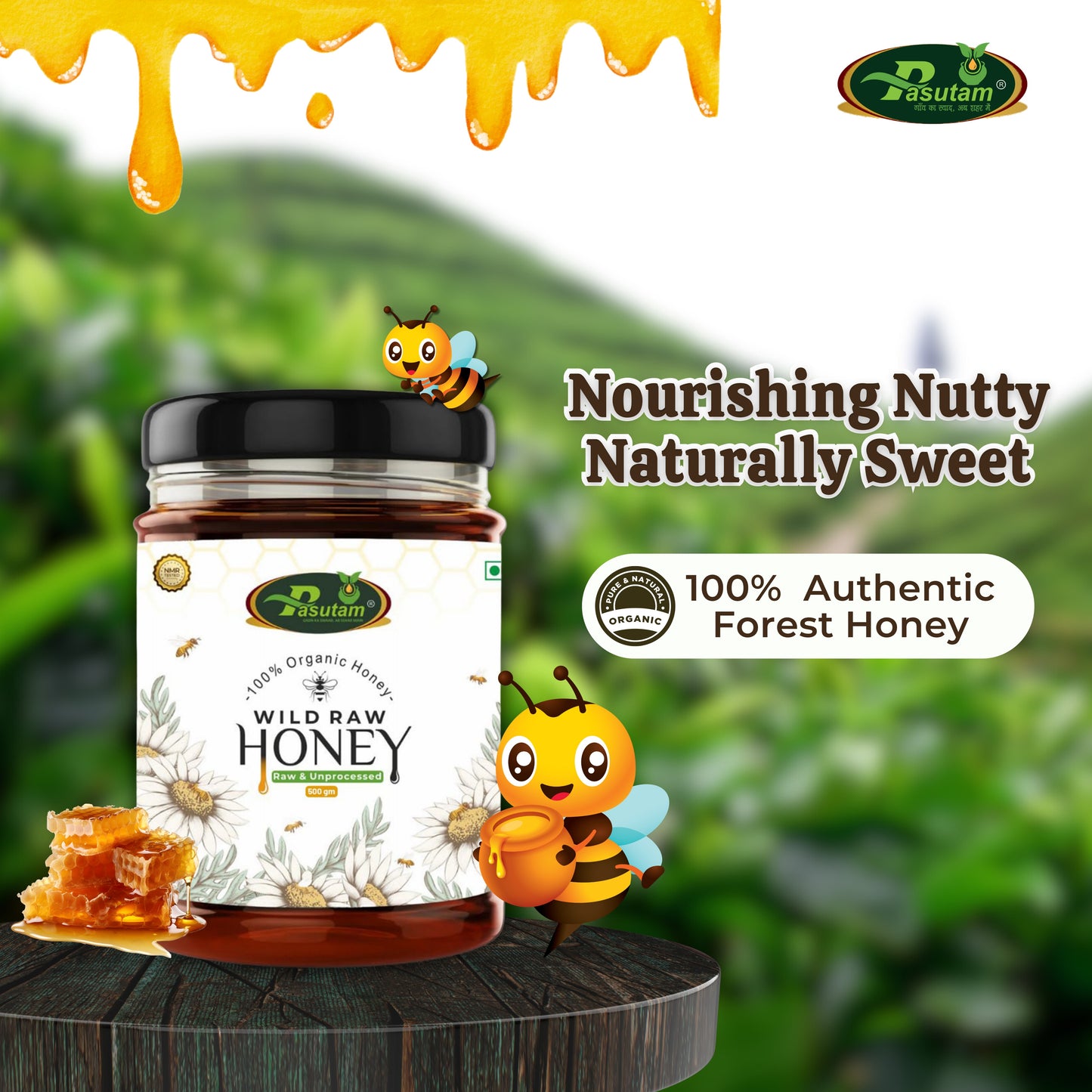 Wild Raw Unfiltered Honey