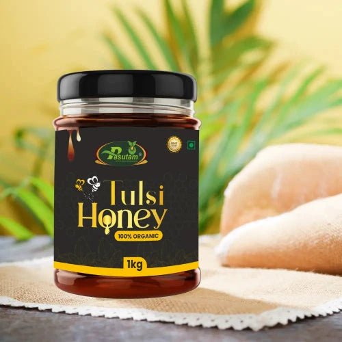 Tulsi Raw Honey - Pasutam Farm