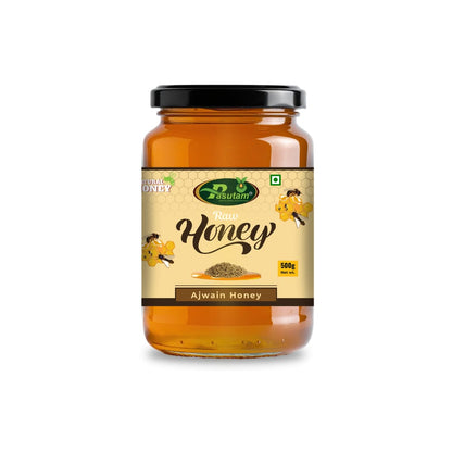 Pasutam Raw Ajwain Honey | 100% Pure & Natural | Unfiltered Honey for Digestion & Immunity