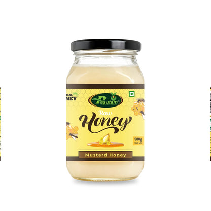 Pasutam Pure Mustard Honey | 100% Natural Raw & Unfiltered Honey | No Sugar Adulteration