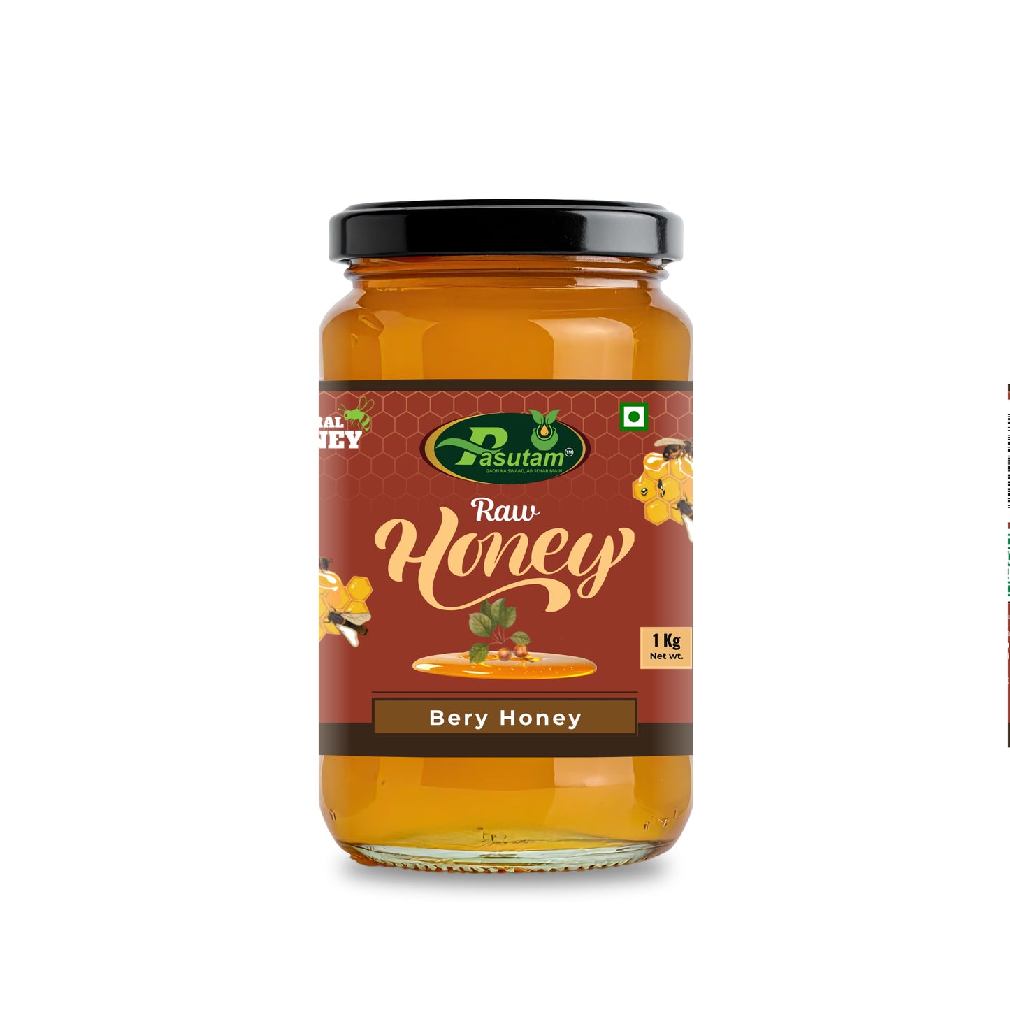 Pasutam Raw Berry Honey | 100% Pure & Natural | Unfiltered Honey with Rich Antioxidants