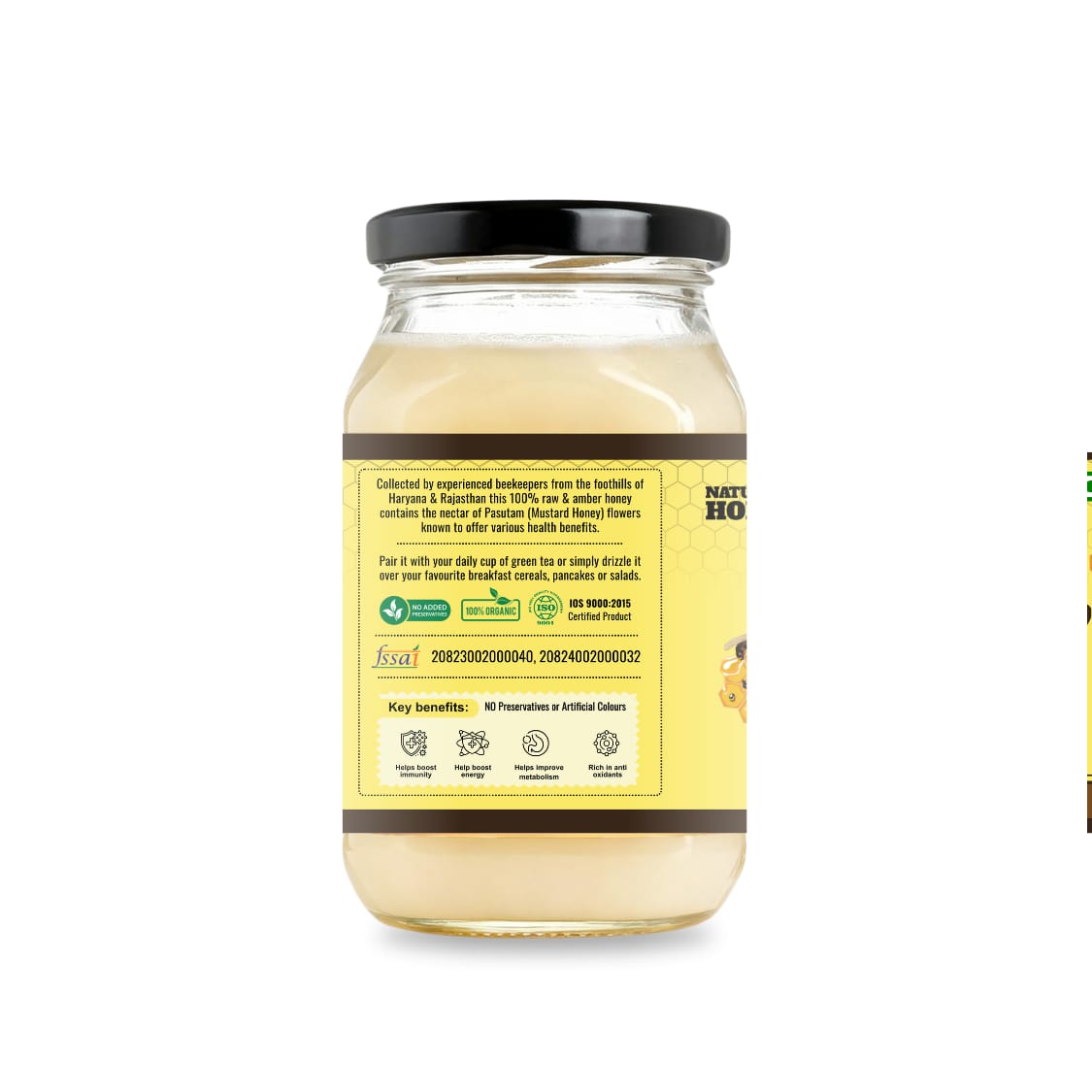 Pasutam Pure Mustard Honey | 100% Natural Raw & Unfiltered Honey | No Sugar Adulteration
